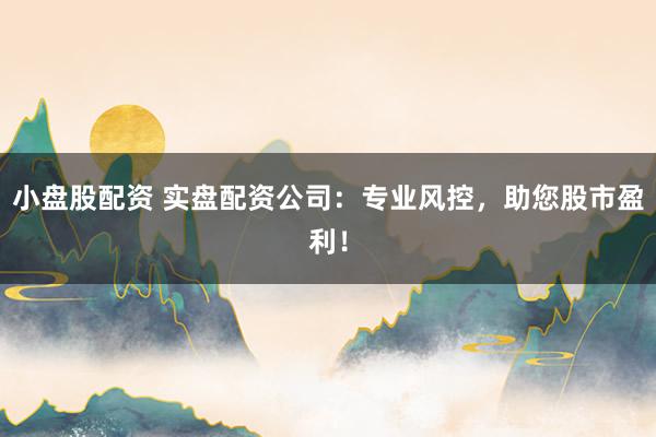 小盘股配资 实盘配资公司：专业风控，助您股市盈利！