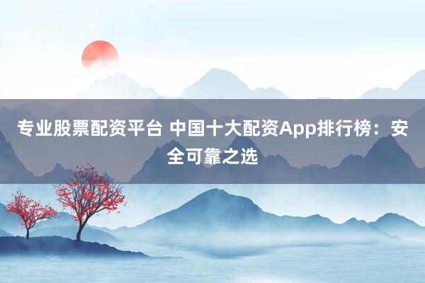 专业股票配资平台 中国十大配资App排行榜：安全可靠之选