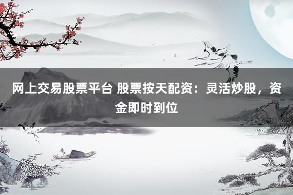 网上交易股票平台 股票按天配资：灵活炒股，资金即时到位